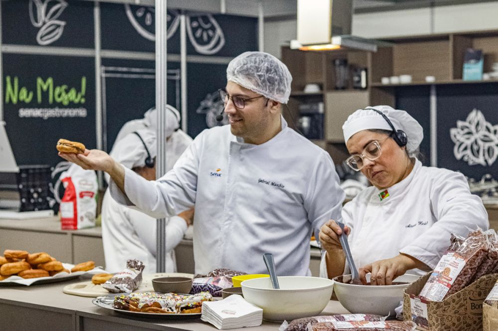 Oficinas gratuitas de gastronomia, beleza e degustação 