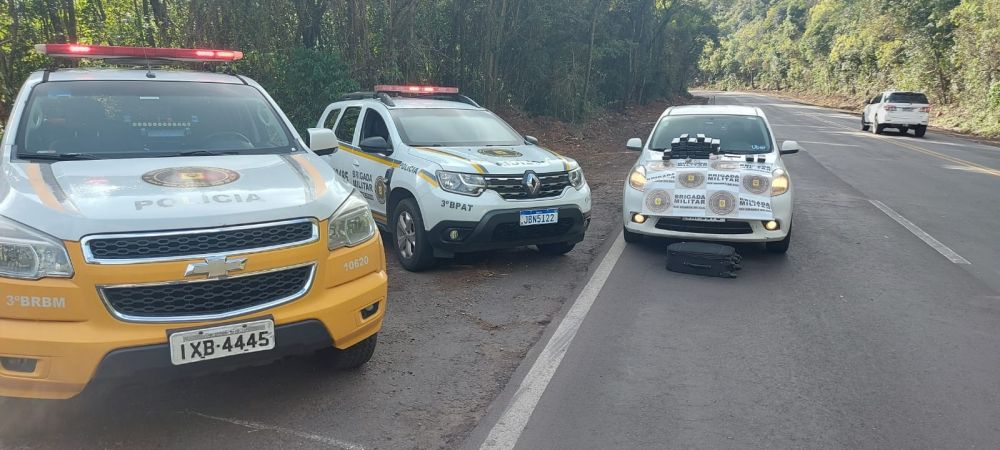  BM apreende cocaína e maconha em Carlos Barbosa