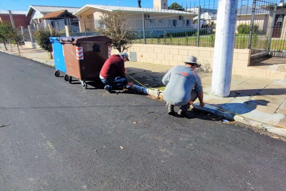  Seguem as obras de asfaltamento nos bairros de Carlos Barbosa