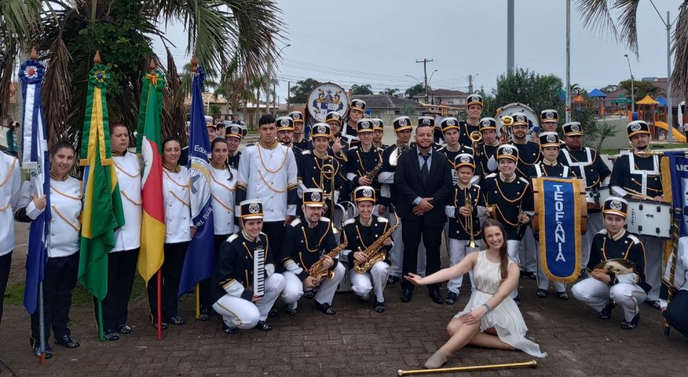 Banda Marcial de Garibaldi se destaca em competição