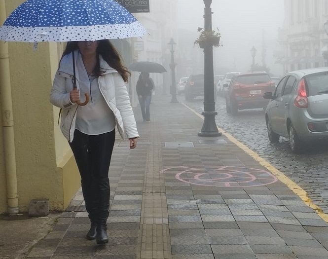 Frente fria trouxe mudança no tempo da Região