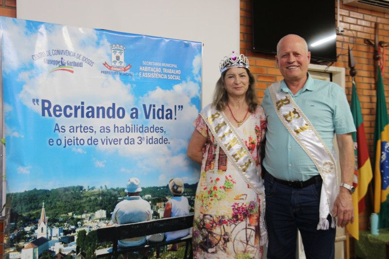 Eleitos o Rei e a Rainha da Terceira Idade de Garibaldi