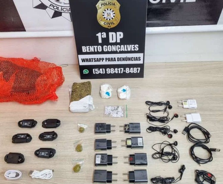 Arremesso de drogas e celulares em presídio de Bento é investigado