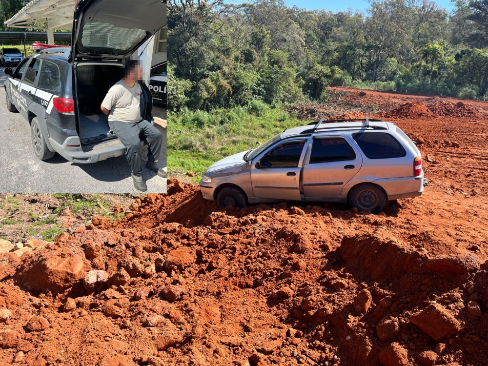 Homem com tornozeleira é preso em Garibaldi 