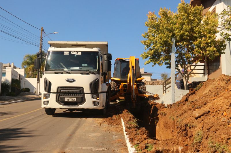 Rede de drenagem no bairro Chácaras, em Garibaldi, é ampliada