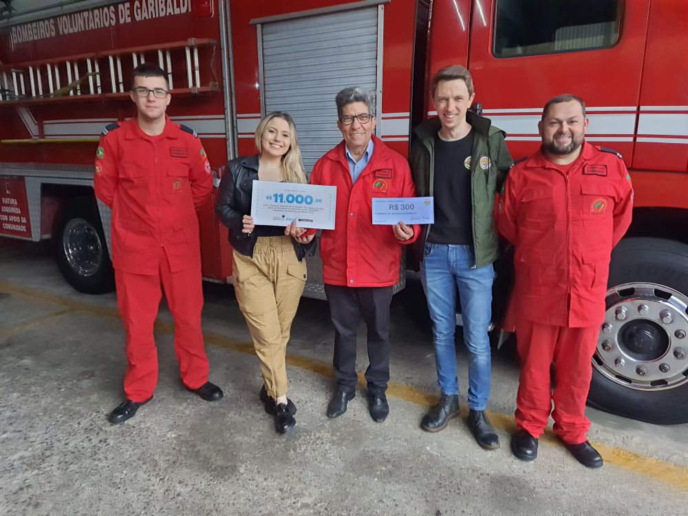  Garibaldi Gastrô repassa R$ 11 mil para os Bombeiros 