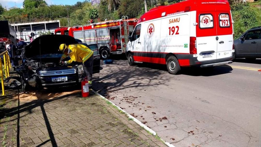 Carlos Barbosa registra dois acidentes em sequência 