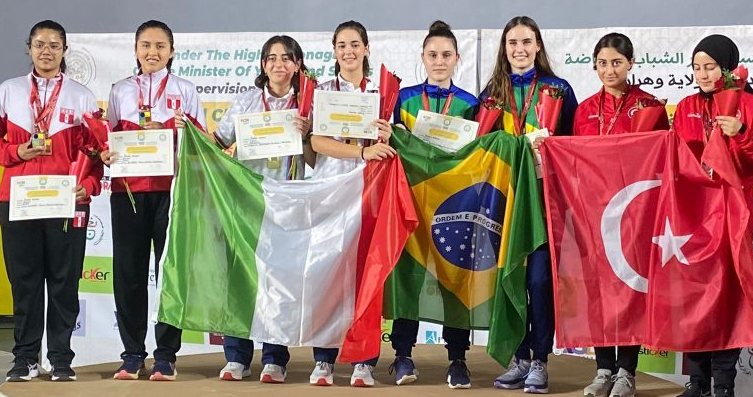  Dupla feminina conquista medalha de bronze no Mundial da Argélia