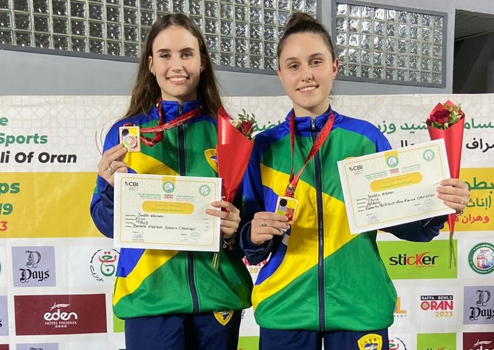  Dupla feminina conquista medalha de bronze no Mundial da Argélia