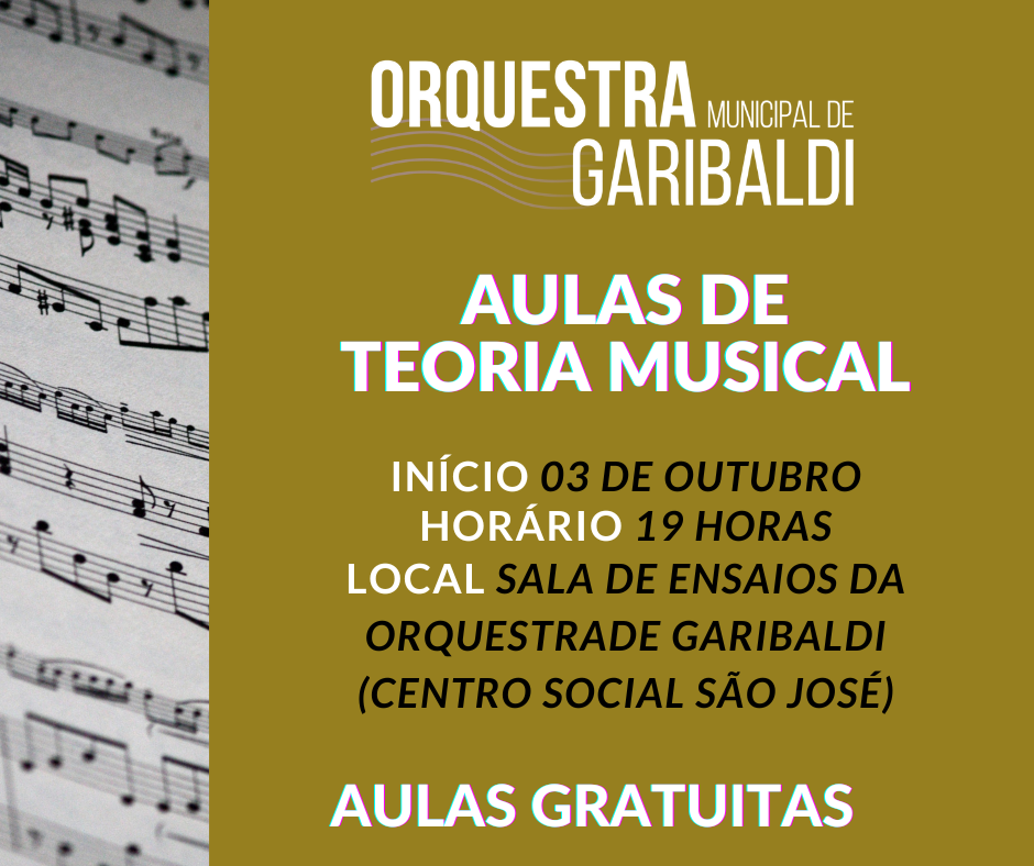 Orquestra Municipal de Garibaldi abre turma de música