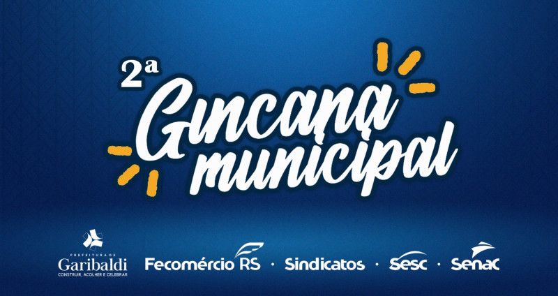 2ª Gincana Municipal inicia nesta sexta-feira, em Garibaldi