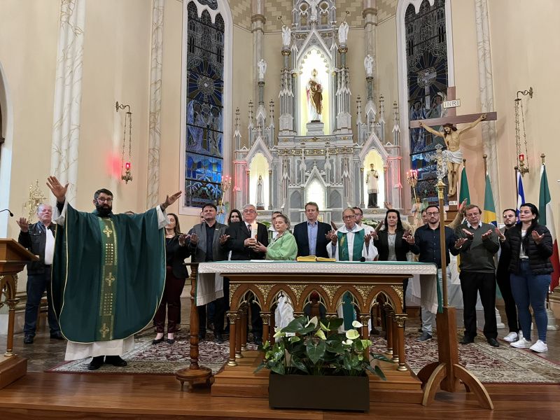 Missa de ação de graças encerra programação em Garibaldi