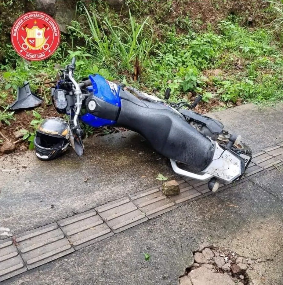 Motociclista fica ferido após colisão em Garibaldi