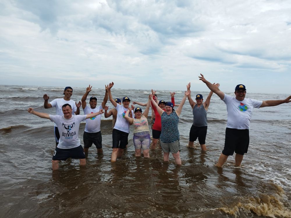 Alunos da Apae de Garibaldi participaram do Verão Total