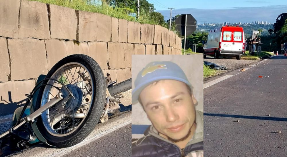  Homem morre em acidente de motocicleta em Garibaldi