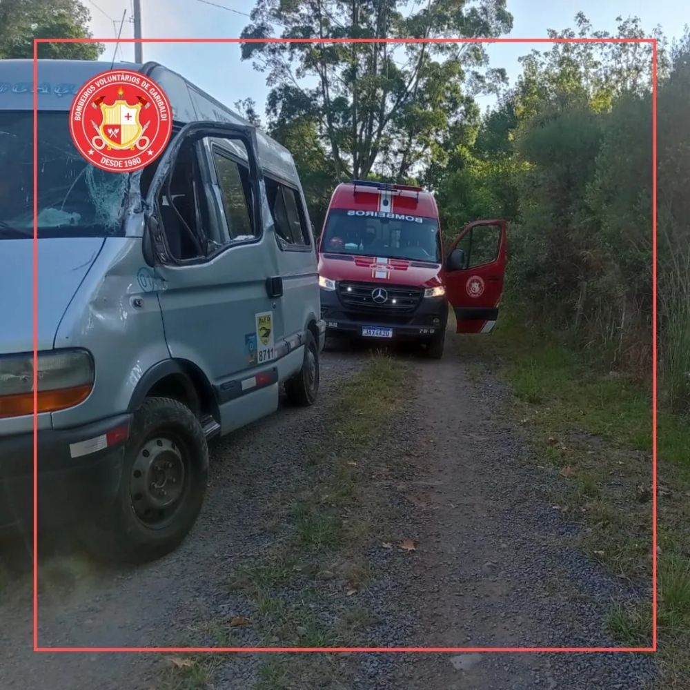  Trabalhadores ficaram feridos após acidente em Garibaldi