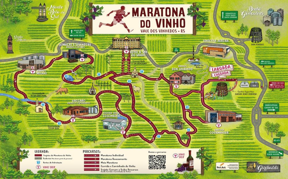  Maratona do Vinho é neste domingo em Bento Gonçalves
