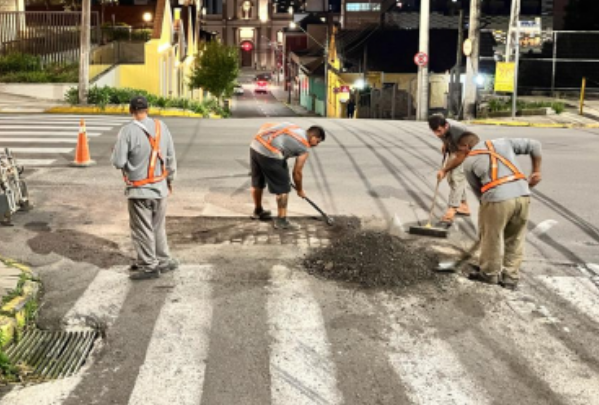 Prefeitura segue com trabalhos de manutenção em Bento