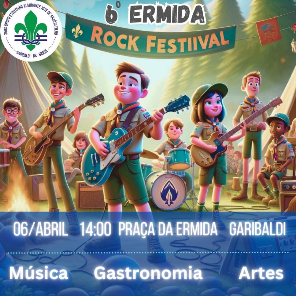 6º Edição do Ermida Rock Festival é neste sábado, em Garibaldi