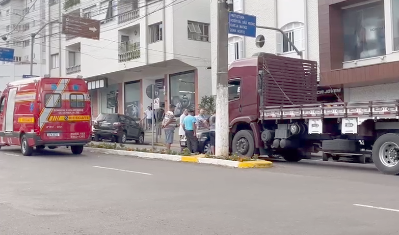 Acidente para a principal avenida de Garibaldi