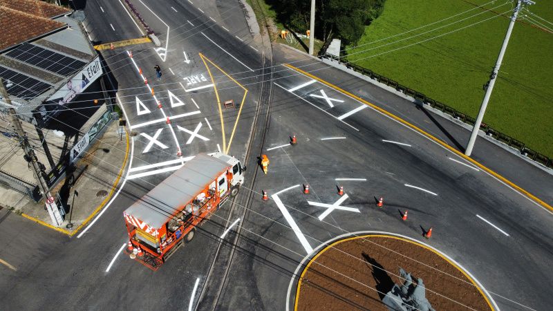 Motoristas desconhecem sinalização no acesso a Garibaldi