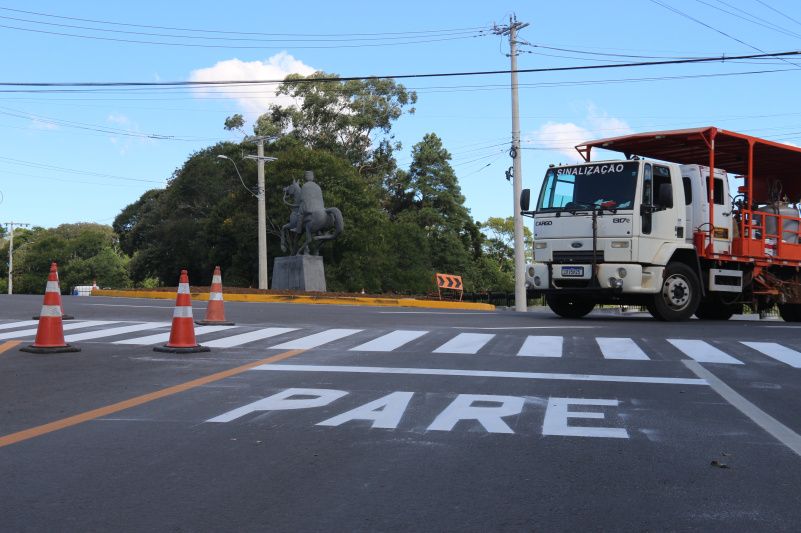 Motoristas desconhecem sinalização no acesso a Garibaldi