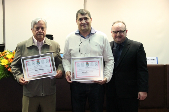 Radialistas da Difusora são homenageados pela Câmara Municipal de Vereadores