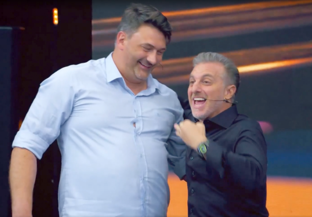 Chico Vendedor Raiz participa do Domingão com Huck e fala de Garibaldi