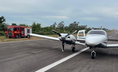 Susto no Ar: Avião apresenta falhas e faz pouso forçado em Bento Gonçalves