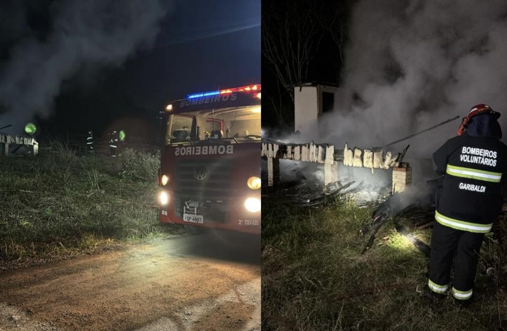 Incêndio de grandes proporções destrói casa em São Miguel