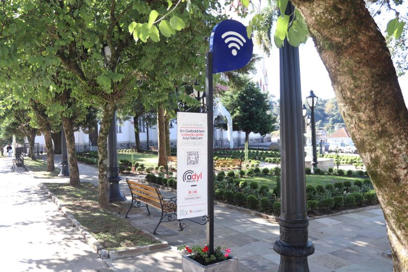 Conecta Garibaldi chega à Praça da Matriz e cidade já tem 21 pontos