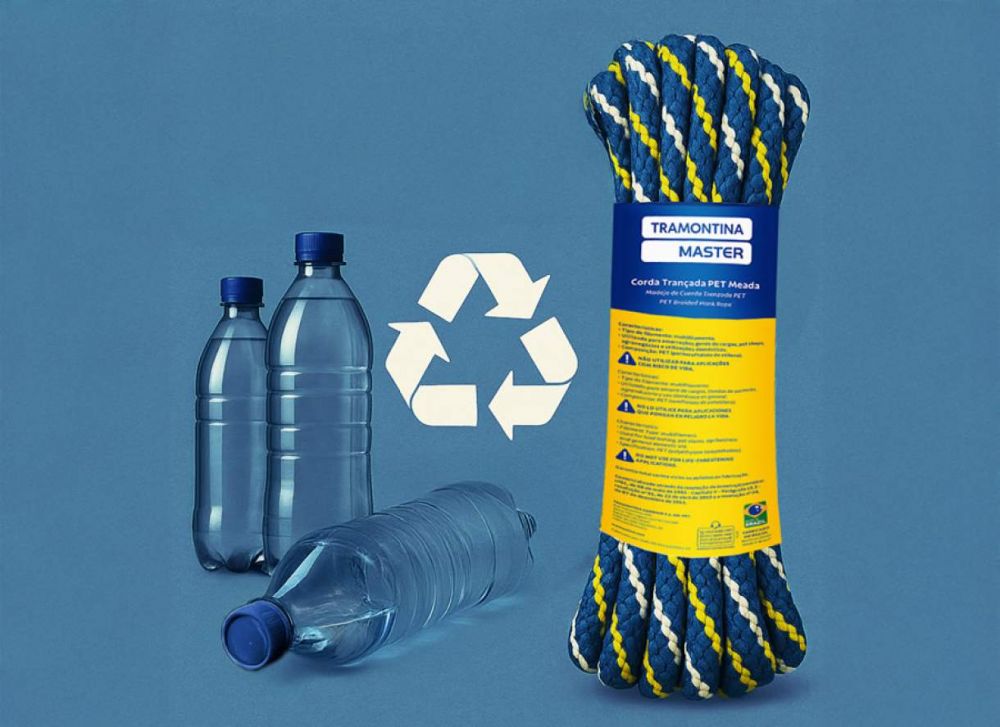 Tramontina lança cordas produzidas em PET  reciclado