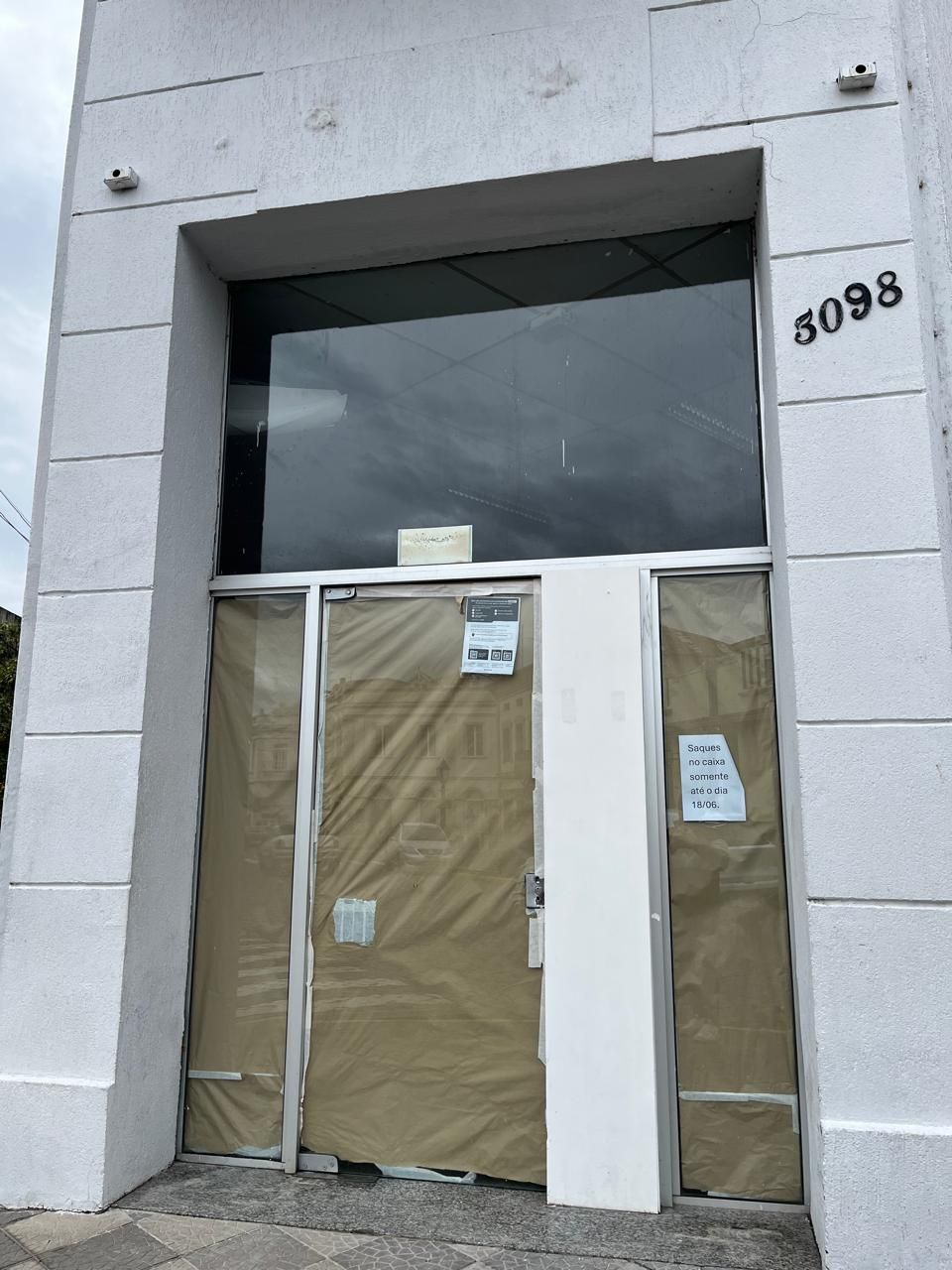Banco Santander fecha agência no Centro de Garibaldi
