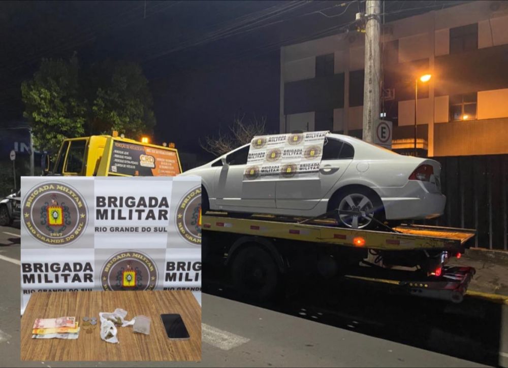 Motorista tenta atropelar policiais e é preso após perseguição em Farroupiha