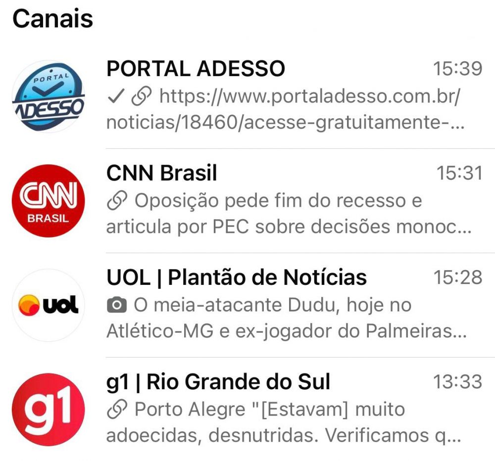 Acesse gratuitamente o Canal do Portal Adesso no WhatsApp 