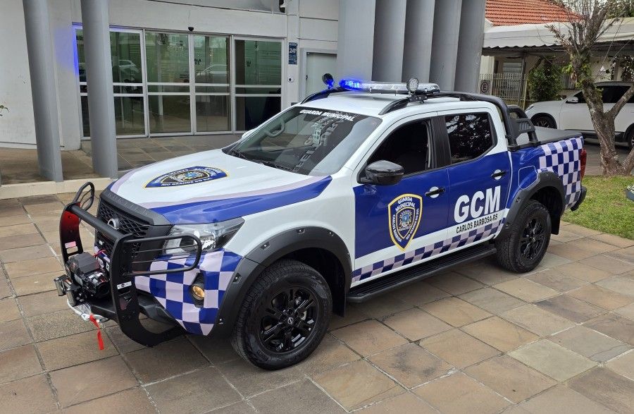 Guarda Municipal de Carlos Barbosa recebe viatura equipada para patrulhamento