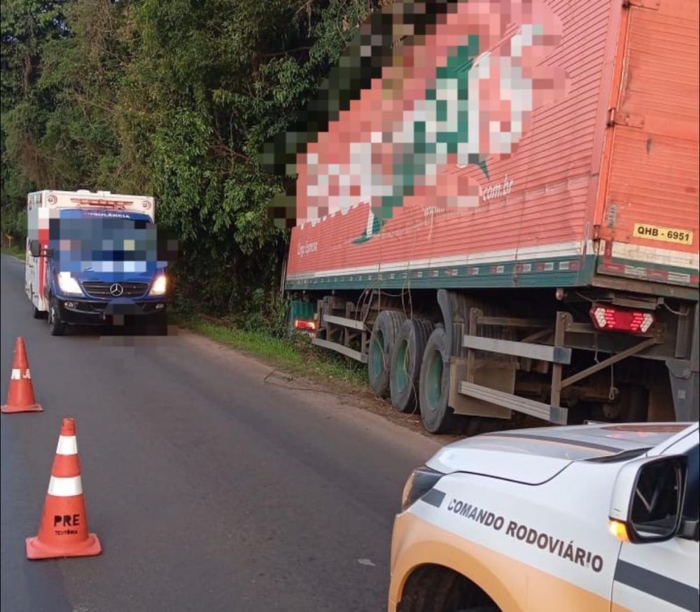 Caminhoneiro morre após mal súbito na RSC-453, em Boa Vista do Sul