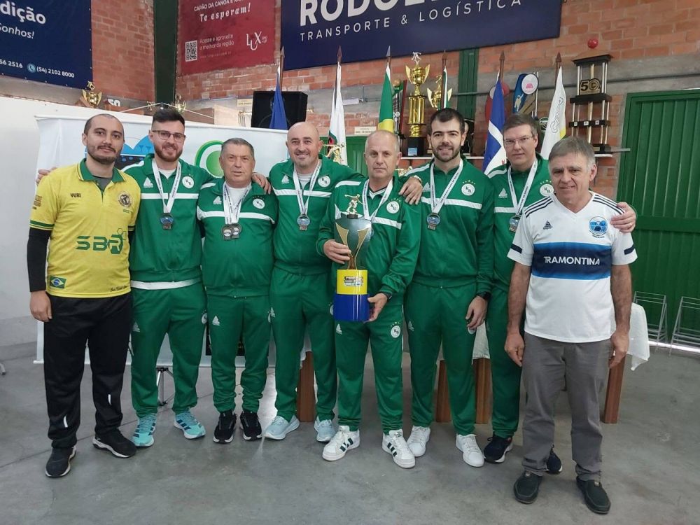 São Peregrino é campeão da 36ª Taça Brasil de Bocha em Garibaldi
