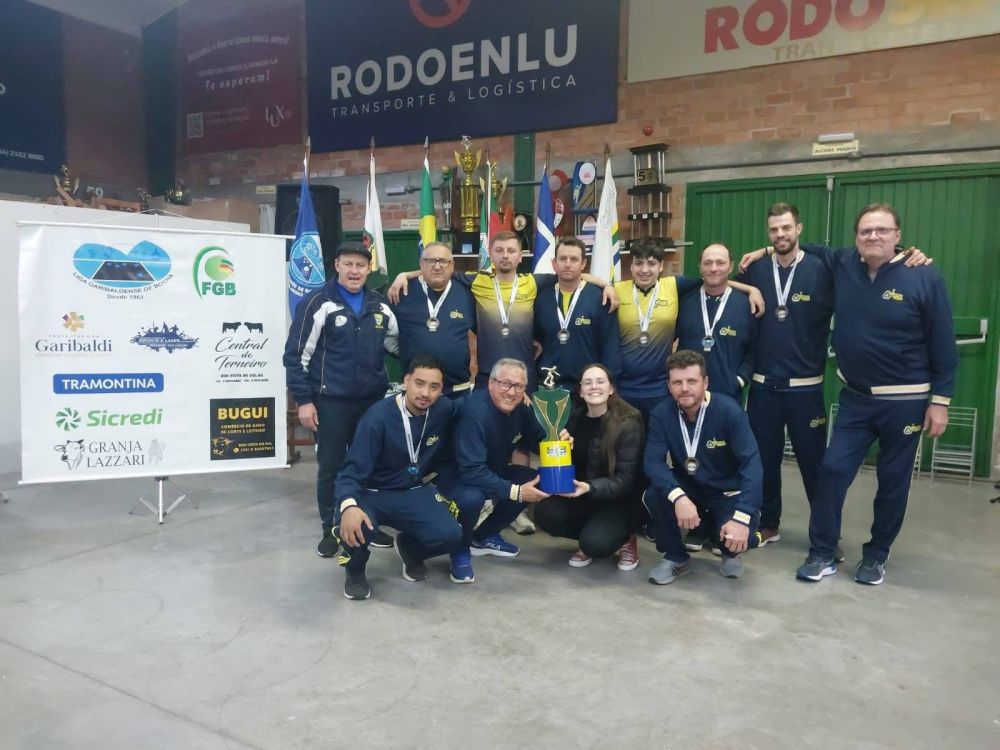 São Peregrino é campeão da 36ª Taça Brasil de Bocha em Garibaldi