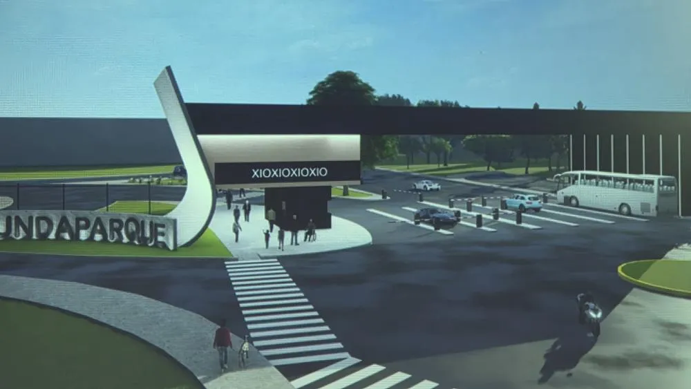 Pórtico histórico do Parque de Eventos é demolido em Bento Gonçalves
