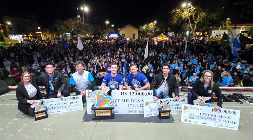 Equipe Otávio Augusto é tricampeã da Gincana de Carlos Barbosa