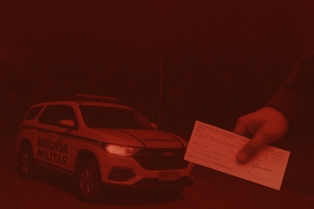Estelionatários armam “golpe do cheque”, mas são desmascarados de surpresa