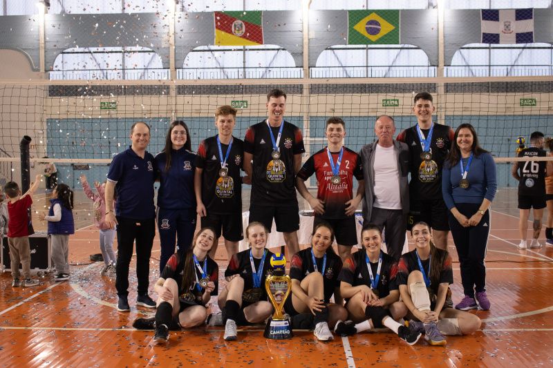 Municipal de Vôlei de Garibaldi consagra campeões em finais eletrizantes