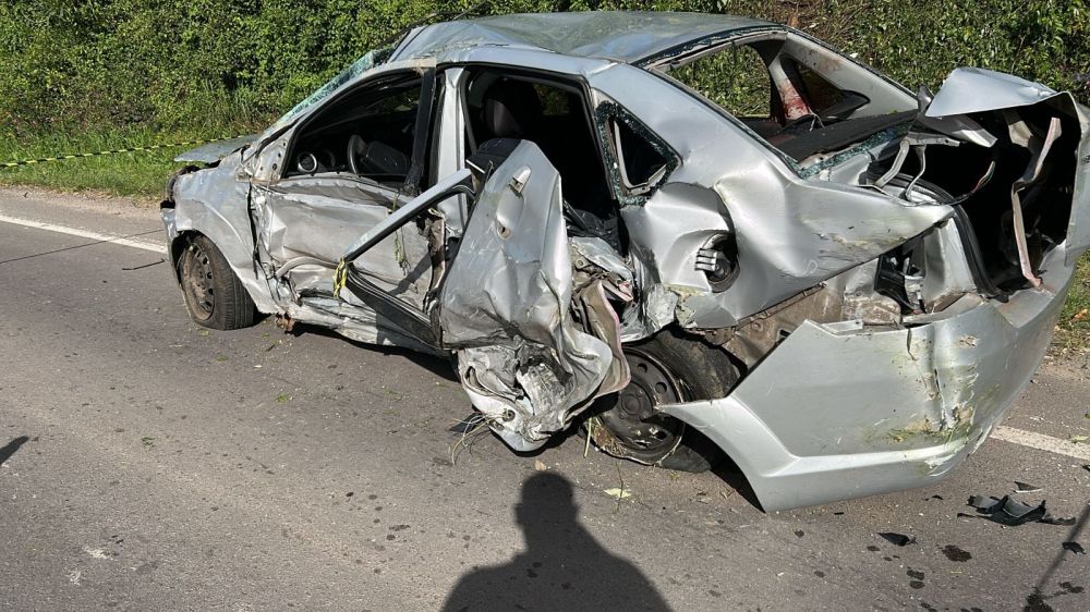 Colisão entre três carros deixa um morto e cinco feridos na BR-470 em Garibaldi