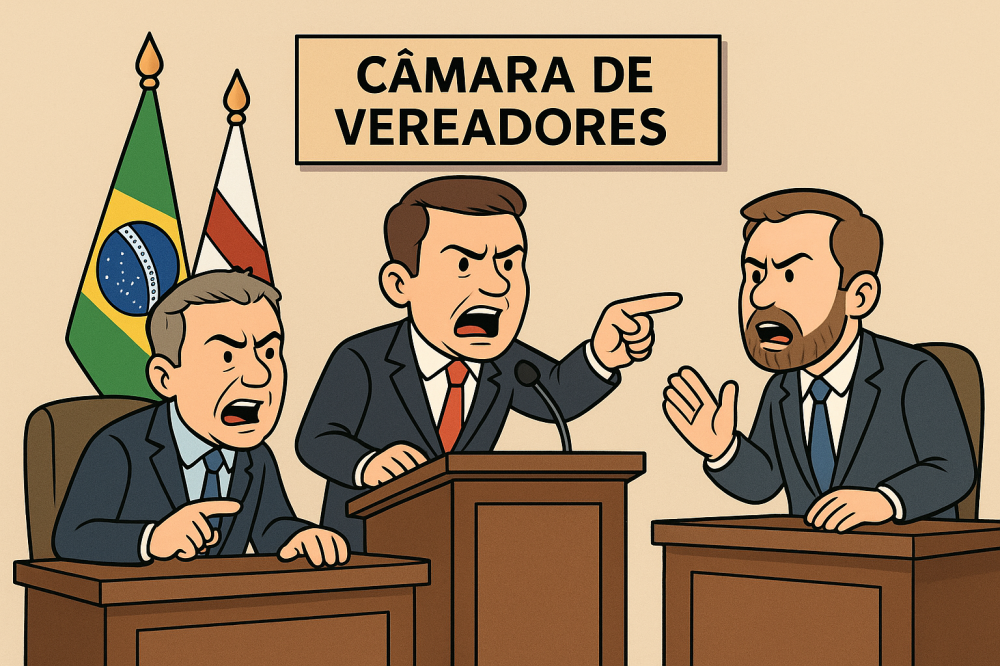 Vereador milionário fala de corrupção na prefeitura e leva “invertida” na tribuna
