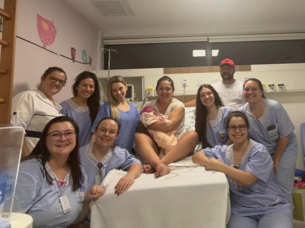 Primeiro choro de 2026 é de uma menina que nasceu em Bento Gonçalves
