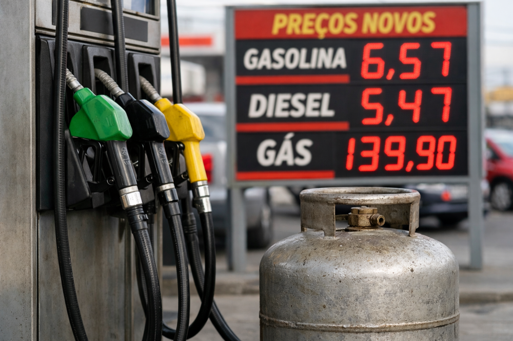 Novo ano, preços mais altos: combustíveis iniciam 2026 com aumento