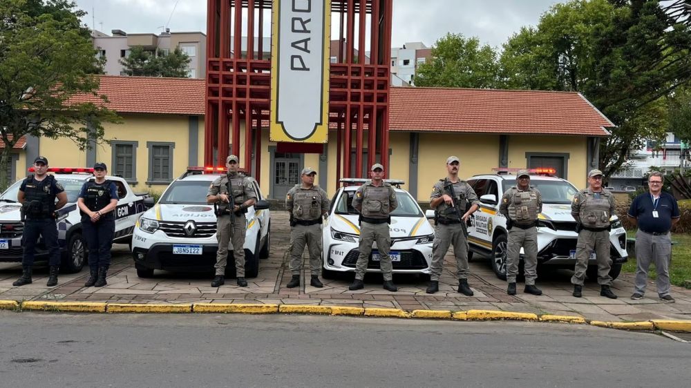 Forças de Segurança atuam em Operação volta ás aulas em Carlos Barbosa