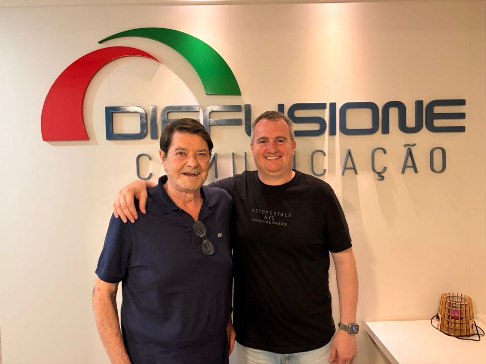  Lenda da Televisão Brasileira visita Garibaldi e conhece Canal ADESSO TV