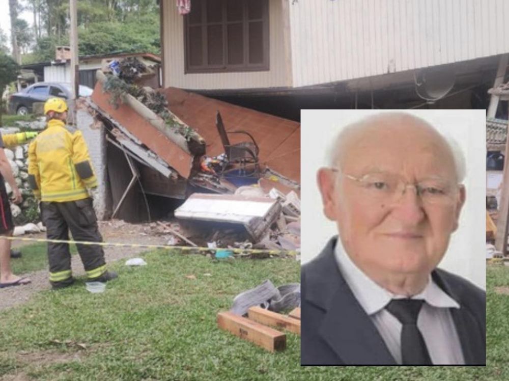 Idoso morre soterrado ao retirar trator do porão de casa